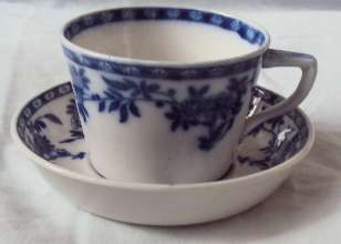 CIRCA 1906 MINTON DELFT DUO IN PATTERN USED ON WHTE STAR LINES e.g  TITANIC - SEE PICS TO APPRECIATE
