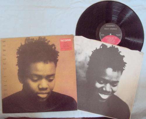 TRACY CHAPMAN-SELF TITLED-1988 STEREO LP IN SHRINKWRAP-ORIGINAL INNER SLEEVE - EXCELLENT CONDITION