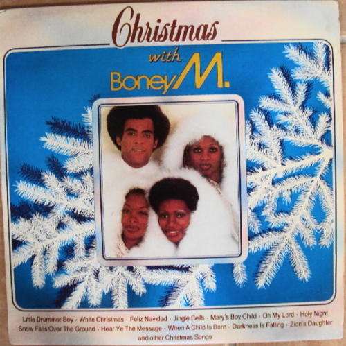 NEW CHRISTMAS WITH BONEY M. - 1984 STEREO LP - NO COVER - SUPPLIED IN WHITE SLEEVE!