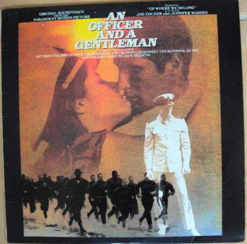 AN OFFICER & A GENTLEMAN - MUSIC FROM THE ORIGINAL SOUNDTRACK  - 1982 STEREO LP - GREAT CONDITION