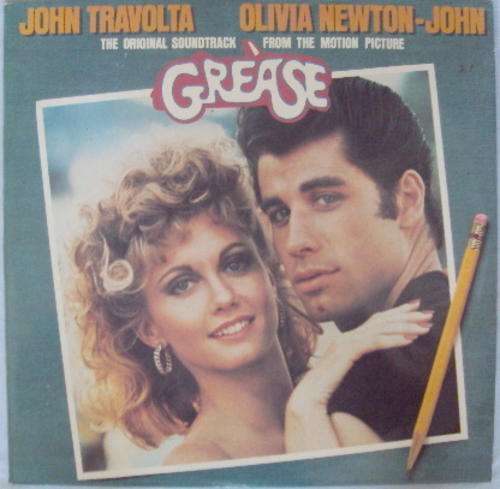 GREASE - MUSIC FROM THE ORIGINAL SOUNDTRACK 1978 DOUBLE VINYL STEREO LPS-WITH SLEEVES+LYRICS