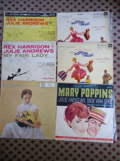 MEMORIES ARE MADE OF THIS - JULIE ANDREWS COLLECTION - 6 VINYL LPS -GREAT CONDITION!-SEE DESC