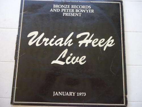 "URIAH HEEP LIVE" - 1973 DOUBLE STEREO GATEFOLD LP WITH ONLY RECORD 2 AVAILABLE