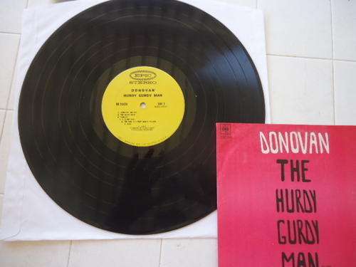 DONOVAN "HURDY GURDY MAN " IMPORTED USA STEREO LP WITH NO COVER, SUPPLIED IN A WHITE SLEEVE