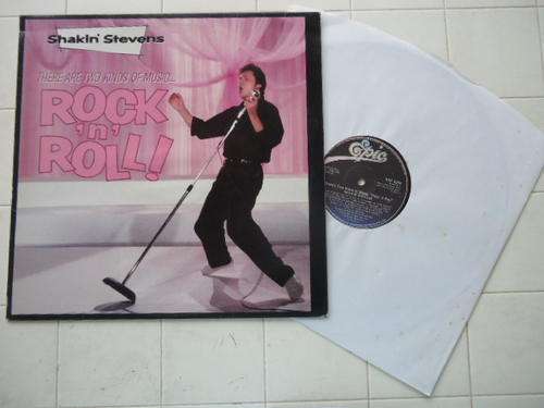 SHAKIN' STEVENS  "THERE ARE TWO KINDS OF MUSIC...ROCK 'N' ROLL" 1990 STEREO LP