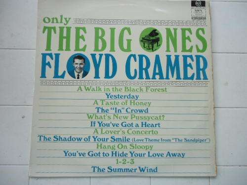 FLOYD CRAMER "ONLY THE BIG ONES" 1966 LONG PLAYING LP IN GREAT CONDITION