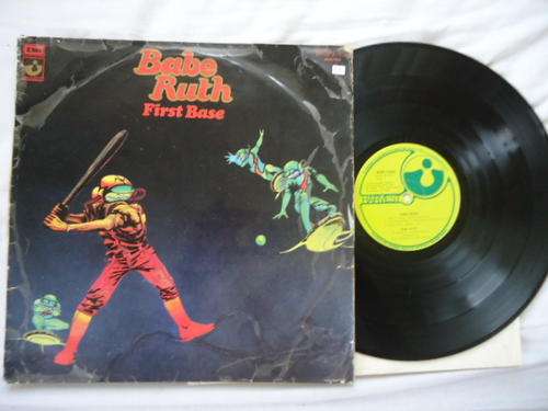 BABE RUTH - "FIRST BASE" - 1972 STEREO LP IN GOOD CONDITION