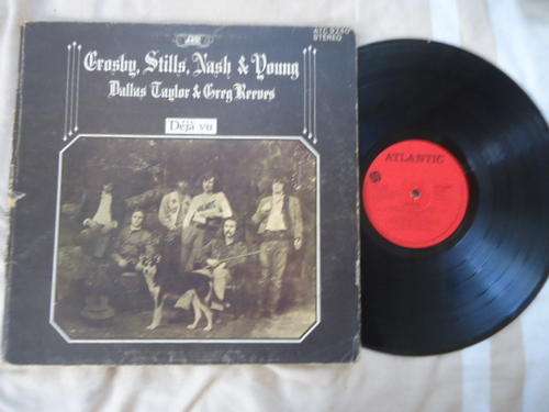 CROSBY, STILLS, NASH & YOUNG "DEJA VU" 1970 STEREO GATEFOLD LP IN GOOD CONDITION