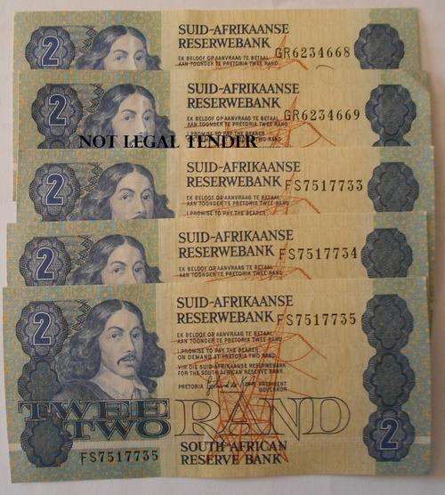 MIX NUMBERS x 5 R2 NOTE - TRUE IMAGE - 1 BID FOR ALL