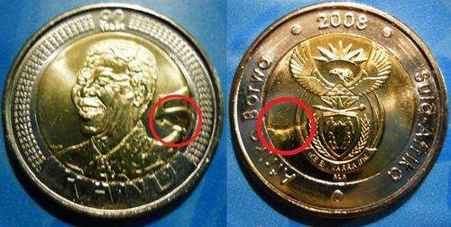@@ YES rare ErrOr - UNC - MANDELA BIRTH DAY 2008 R5 COIN  @@