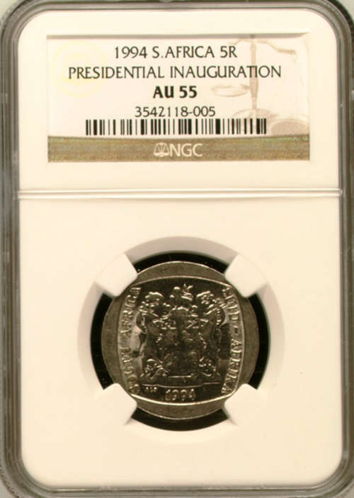 AU55 - NGC GRADING - 1994 INAUGURATION R5 COIN