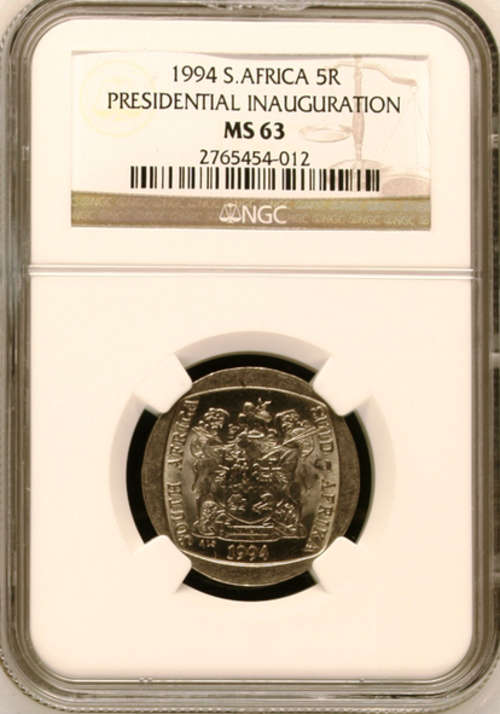 MS63 - NGC GRADING - 1994 INAUGURATION R5 COIN