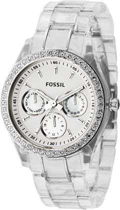 NEW Fossil ES2364 Stella Clear Multifunction *free shipping*