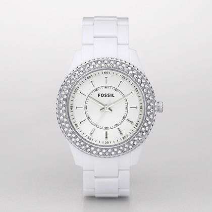 NEW Fossil ES2444 Stella White Topring Watch*free postage*