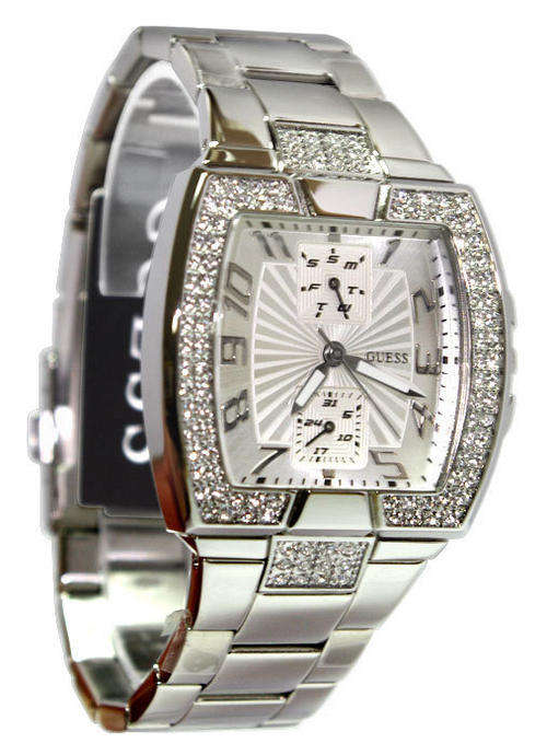 GUESS U12556L1 crystals women watch steel NEW*free postage*