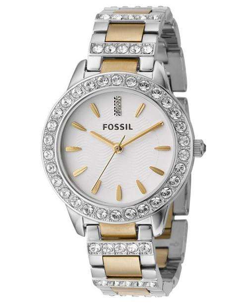 NEW Fossil ES2409 Women's Two-Tone Mixed Metal Watch * free postage *