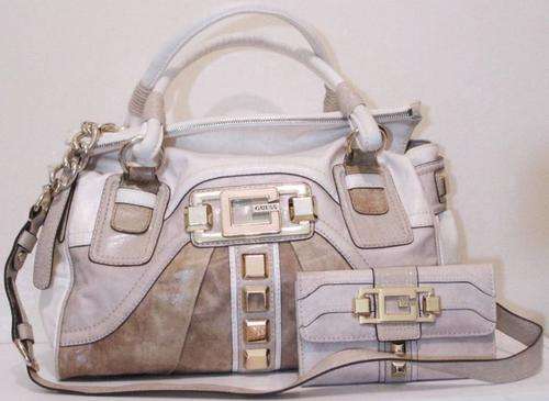 NWT GUESS ONTARIO PURSE HANDBAG BAG & WALLET NEW Big * Free Postage*