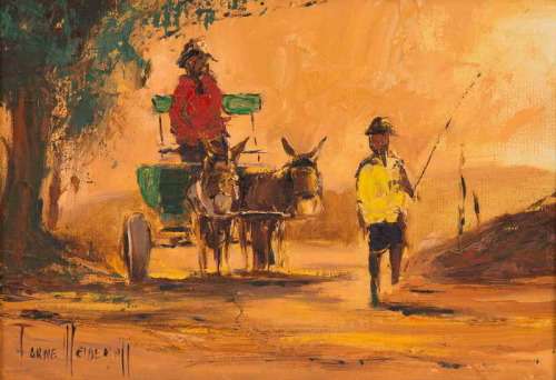 Corne Weideman - 0riginal artwork - ( Beautifully framed - 42cm x 52cm)