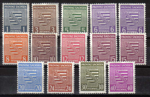GERMANY 1945 ISSUE FULL SET MINT ** LOOK SCAN.