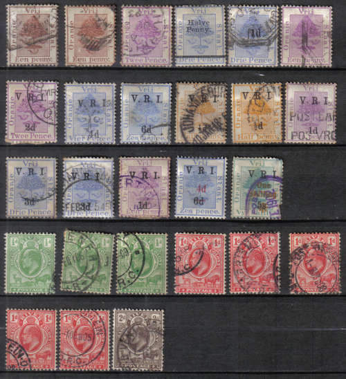 ORANGE FREE STATE SELECTION DESK CLEAN TOP CLEAN OUT LOOK SCANS X2