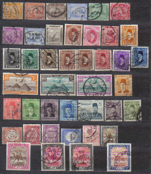 EGYPT OLDER SELECTION F.U. DESK CLEAN OUT  C/V R????? LOOK BELOW