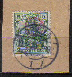 GERMANY 1920 ISSUE Mi#8 OBERSCHLESIEN "C.I.H.S" OVERPRINT C/V R9,610.00 READ BELOW.