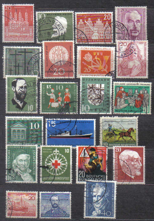 GERMANY BUNDESREPUBLIK SUPER HIGH C/V SELECTION FILL THOES GAPE C/V R1,100.00 +- LOOK SCAN