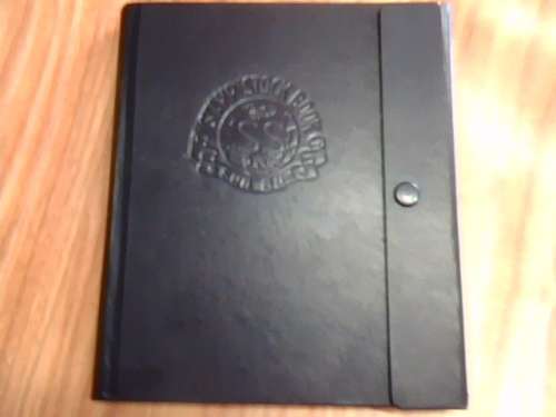 A STOCK BOOK WITH 10 WHITE PAGES = 18 SIDES LOOK BELOW