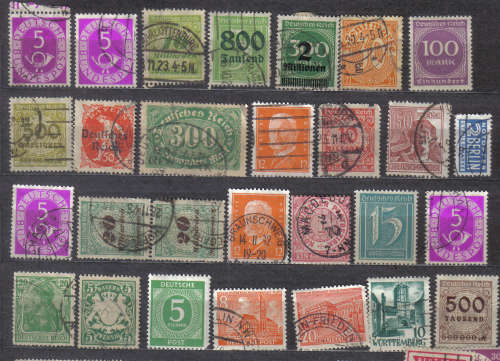 GERMAN REICH SELECTION ANOTHER DESK CLEANOUT F.U. LOOK SCANS X5