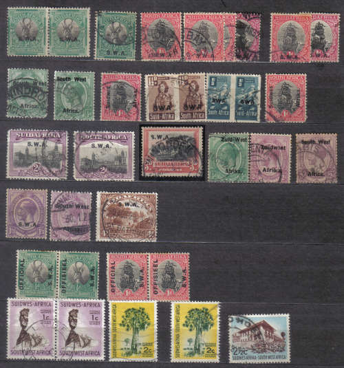 SOUTH WEST AFRICA SELECTION MINT* & F.U. LOOK SCAN. PRICE REDUCED TO SELL