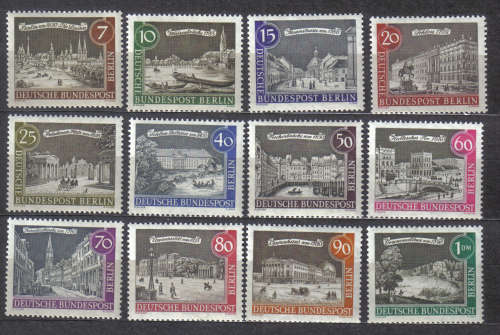 GERMANY BERLIN 1962 ISSUE Mi#218/29 FULL SET MINT** LOOOK BELOW