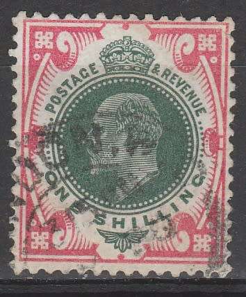GREAT BRITAIN K. E.VII 1883 ISSUE SG#313 F.U. C/V R610.00 LOOK SCAN