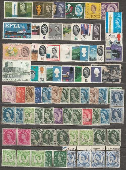 GREAT BRITAIN CHRISTMAS DESK CLEAN OUT WITH BLOCKS MINT* & F.U.LOOK SCANS X 2