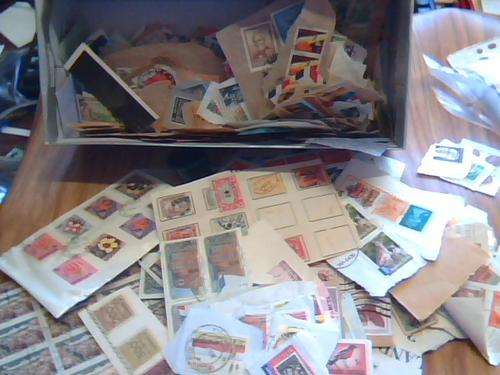 A SHOE BOX WITH THE WORLD OLD AND NEW POSSIBLE FINDS??