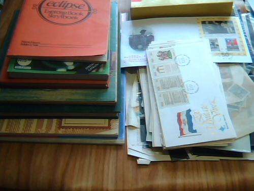 A  BOX FULL ALBUMS AND LOTS MORE LOOK BELOW 4.5++KGs WOW !!!!