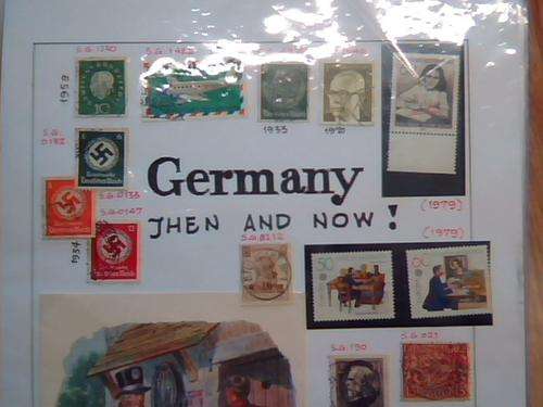 GERMANY ""THEN AND NOW"" LOOK SCANS AS IT TELLS A STORY C/VR1,900.00 LOOK BELOW!!