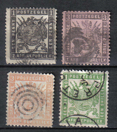 TRANSVAAL 1883 ISSUE FULL SET F.U. LOOK BELOW