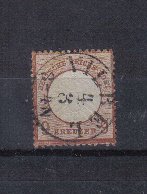 GERMAN REICH 1872 ISSUE F.U. Mi#27b SCARCE C/VR8,500.00 INVESTMENT STAMP LOOK BELOW