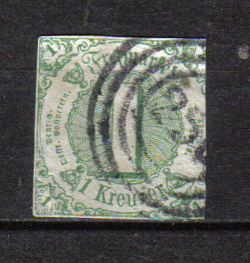 GERMANY THURN & TAXIS 1859 ISSUE Mi#20 F.U.C/V R160.00 LOOK BELOW