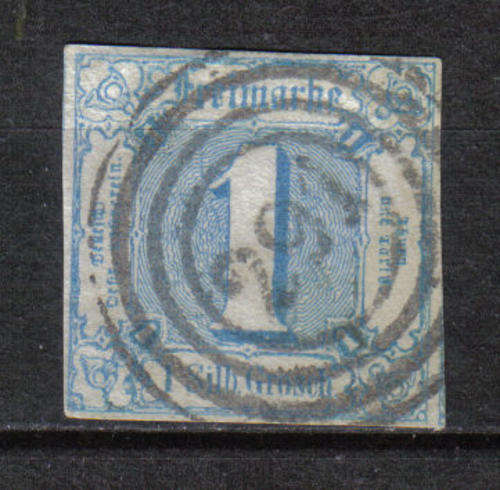 GERMANY THURN & TAXIS 1859 ISSUE Mi#20 F.U.C/V R160.00 LOOK BELOW