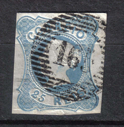 PORTUGAL 1853 CLASSIC ISSUE Mi#2b F.U. C/V R390.00 LOOK SCANS BELOW