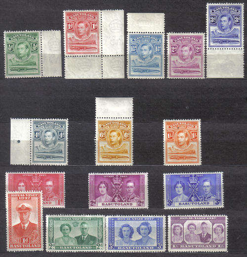BASUTOLAND GVI SELECTION PART AND FULL SETS MINT* LOOK SCAN.