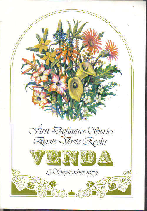 VENDA 1979 ISSUE F.D.F. SIGNED BY ARTIST lOOK SCANS BELOW