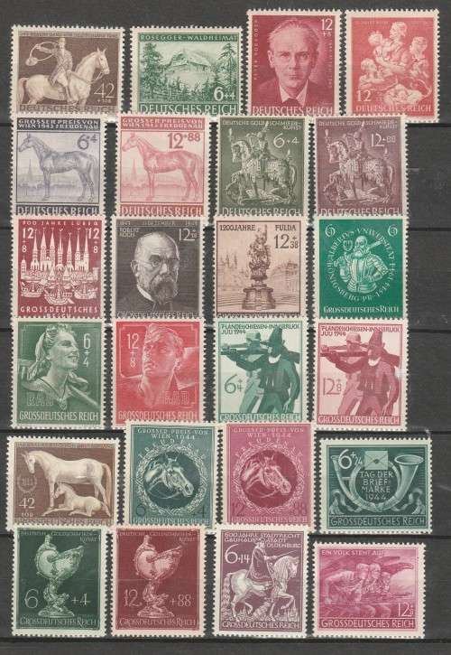 GERMANY REICH  MINT NO HINGE FILL THE GAPS LOOK SCAN.