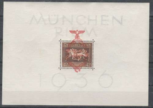 GERMAN REICH 1936 ISSUE Mi#BLK 10 SUPER MINT C/V R2,950.00  LOOK SCAN