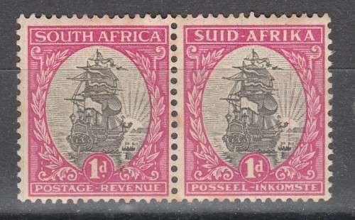 SOUTH AFRICA 1933 ISSUE SACC#56 MINT**  "DARK RED LINES RIGHT" LOOK SCAN