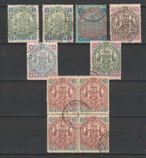 B.S.A.C. 1896+ ISSUE  F.U SELECTION C/V R320.00 LOOK SCAN