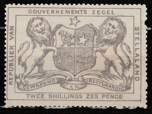 STELLALAND 1884 ISSUE 2s6d MINT* C/V R????? LOOK SCAN