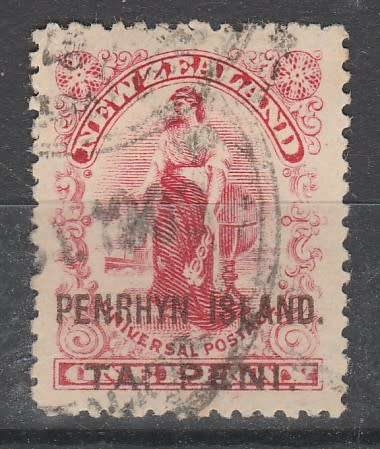 PENRHYN 1902 ISSUE SG#5 F.U. C/VR575.00 LOOK SCAN