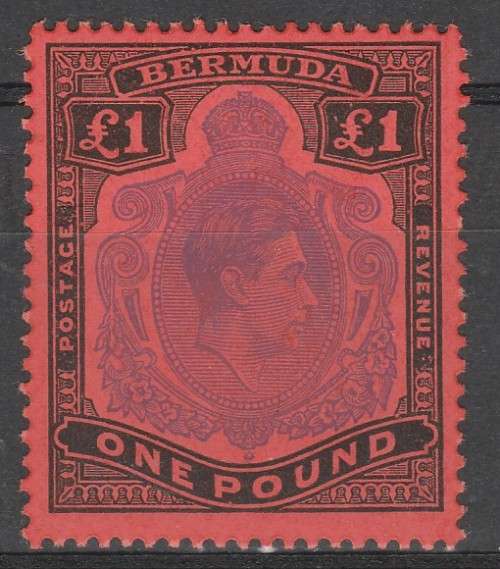 BERMUDA 1938 ISSUE SG#121 MINT* C/VR5,400.00 LOOK SCAN X 2